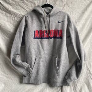 Gray Nike University of Arizona hoodie
